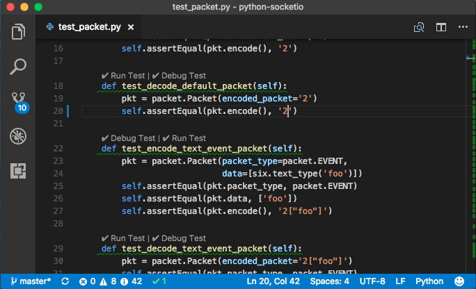 visual studio code python extension for mac